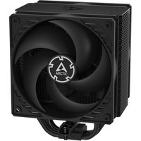 Black ARCTIC Freezer 36 tower CPU cooler with large fan, sleek design, and multi-compatible mounting system.