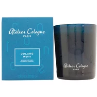 Atelier Cologne Oolang Wuyi Candle 180g in a dark blue glass jar with matching blue box.