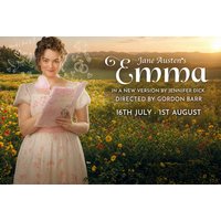 "Ticket for Bard in the Botanics outdoor theatre, featuring Shakespeare's Twelfth Night or Jane Austen's Emma"