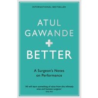 "Teal book cover titled 'Better' by Atul Gawande, featuring white text and a minimalist design."
