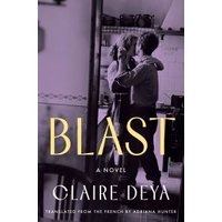 "Blast novel by Claire Deya, cover shows a couple dancing in a dimly lit room, purple and black color scheme"