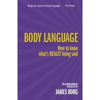 Purple "Body Language" book by James Borg with yellow text and sunburst design.