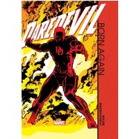 Daredevil "Born Again" comic book cover with fiery background and bold red text.