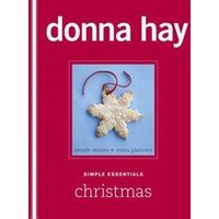 Red cover cookbook "Christmas" by Donna Hay, featuring a snowflake ornament image and white text.