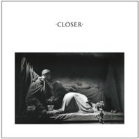 "Closer" vinyl record by Vinyl Castle, features monochrome cover art with draped figures in a somber setting.