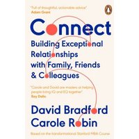 "Connect book by David Bradford and Carole Robin, beige cover with blue and orange text, Penguin logo at top right"