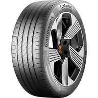 Continental EcoContact 7 tire, 235/45 R19, black with kerbing rib, sleek tread design, bold sidewall lettering.