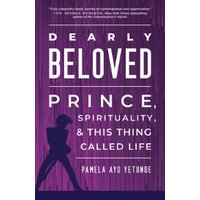 Purple book cover titled "Dearly Beloved" with silhouette of a person and white text detailing the subtitle.