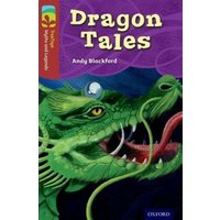 "Dragon Tales book with green dragon illustration, large yellow eye, and red tongue on purple background"