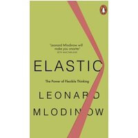 Green book cover titled "Elastic" by Leonard Mlodinow with a pink diagonal line and Penguin logo.