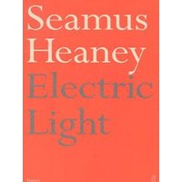 Orange book cover with white and gray text reading "Seamus Heaney Electric Light" in bold serif font.