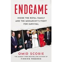 "Book titled 'Endgame' by Omid Scobie, featuring images of royal family members on the cover."
