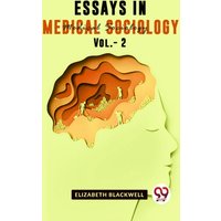 "Essays In Medical Sociology Vol.-1 book with green cover, abstract brain illustration, and Double 9 Books logo"
