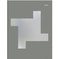 Gray book titled "Fabric" with a metallic geometric cross design on the cover.