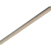 Wooden Faithfull broom handle, 1219mm long, 28mm diameter, smooth finish, light wood color.