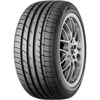 Black Falken Ziex ZE914 Ecorun tyre with deep grooves, 225/40/18 size, 92W XL rating, mounted on a silver alloy wheel.