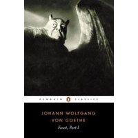 "Penguin Classics edition of 'Faust, Part 1' by Goethe, featuring a black and white cover with an owl and a dark figure."