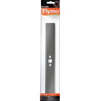 Flymo FLY095 black metal blade for 330mm hover mower in branded packaging with orange and white label.