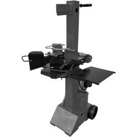 Gray Handy 8 Ton Electric Vertical Log Splitter with sturdy base, vertical column, and side handle.