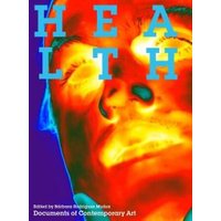 "Book titled 'Health' with thermal image of a face in red, orange, and blue hues on the cover."