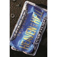 "Blue Heaven and Hell book by Don Felder with metallic gold text and black border design"