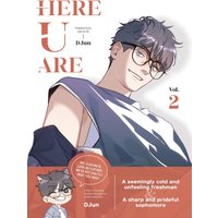 "Here U Are Vol 2 comic book by Aloha Comics LLC, features a smiling character with glasses and casual clothing on cover."