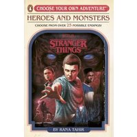 "Choose Your Own Adventure book 'Heroes and Monsters' with 'Stranger Things' characters on cover"