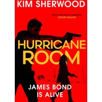Red and black "Hurricane Room" book cover by HarperCollins, featuring silhouettes of two figures with yellow text.