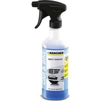 Karcher Insect Remover spray bottle with black trigger, blue liquid, and car image on label.