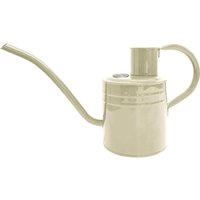 Cream Kent and Stowe indoor watering can with long spout and curved handle.