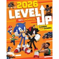 "2026 Level Up book with Sonic, Mario, Shadow, and other game characters on orange background"