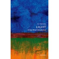 Book titled "Light: A Very Short Introduction" by Ian Walmsley, with abstract blue and green cover art.