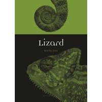 Green and black book cover featuring a chameleon illustration and the title "Lizard" by Banana Yoshimoto.