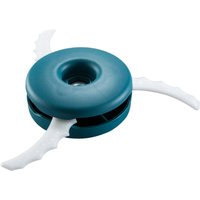 Makita Genuine 191Y45-0 Plastic Blade Set with blue circular hub and three white curved blades.