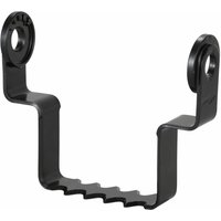 Black Makita weeding blade for WA400MP, 80mm, with curved metal design and two circular mounting holes.
