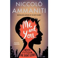 "Me and You" book by Niccolò Ammaniti, silhouette cover with red and black design, text overlay.