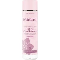 Miniml Fabric Conditioner in a clear bottle with pink label, featuring pink dragonfruit and orchid design, 1L capacity.