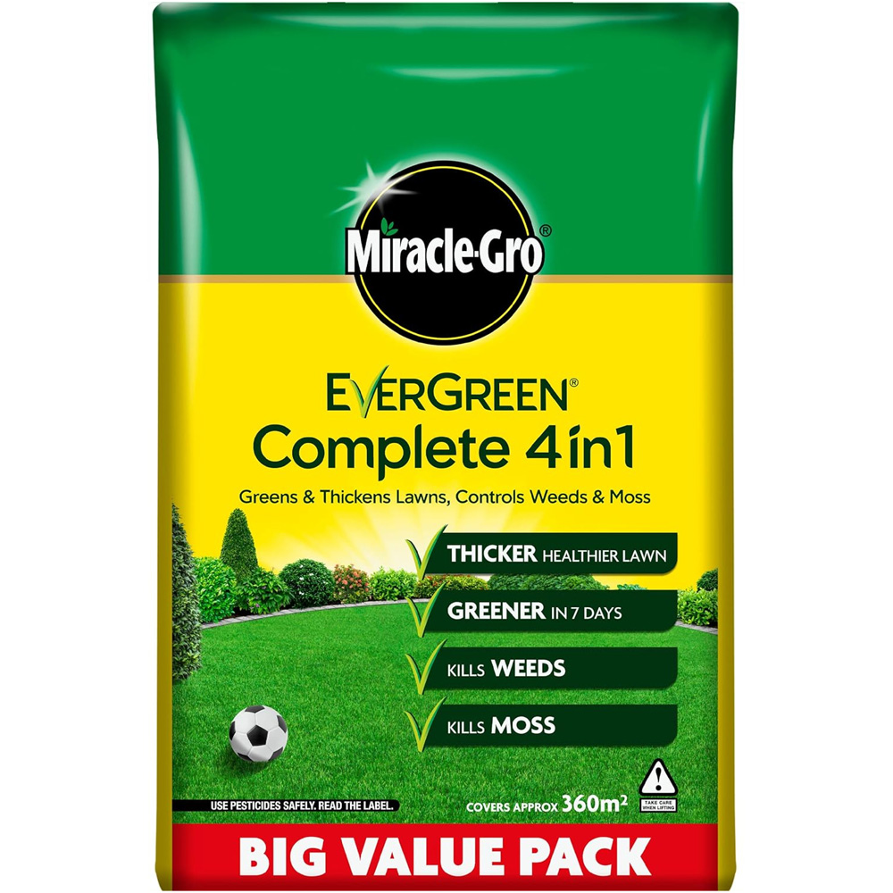 Miracle-Gro Evergreen Complete 4 in 1 Lawn Food 12.6kg - image 2