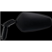 Black Bicycle Mirror by Your Sports Performance with adjustable arm and sleek, aerodynamic design.