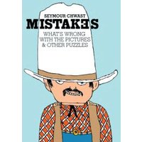 Book titled "Mistakes" by Seymour Chwast, featuring a cartoon cowboy in a large white hat on the cover.