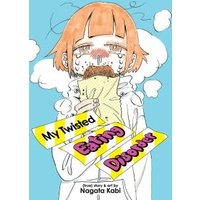 Manga cover featuring a crying character with orange hair eating a sandwich, surrounded by clouds, with bold title text.