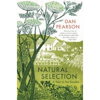 "Natural Selection book by Dan Pearson, green cover with botanical illustration and rural landscape scene"