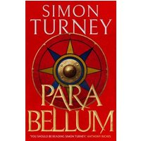 Red "Para Bellum" book by Simon Turney, featuring a shield and spear emblem on the cover.