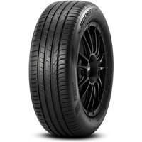 Black Pirelli Scorpion tyre, 235 55 19 size, with detailed tread pattern and sidewall branding, mounted on a black rim.