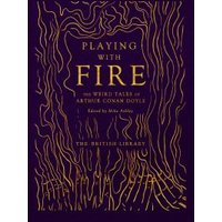Purple hardcover book "Playing With Fire" with gold tree design and text.