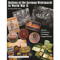 "Book cover with vintage German military ration tins, labels, and packaging from WWII by Schiffer Publishing Ltd."