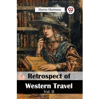 "Retrospect of Western Travel Vol. II book by Double 9 Books, cover with vintage painting of a woman reading in a library"