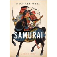 Book cover titled "Samurai" featuring an illustrated samurai warrior on horseback with traditional armor and sword.