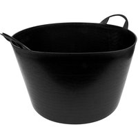 Black Sealey heavy-duty flexi tub 65L with two sturdy handles and a wide open top.
