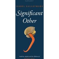Navy book cover titled "Significant Other" by Isabel Galleymore, featuring a shell with an orange tongue-like shape.